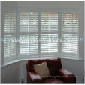 PVC Faux wood 64mm blade plantation window shutter